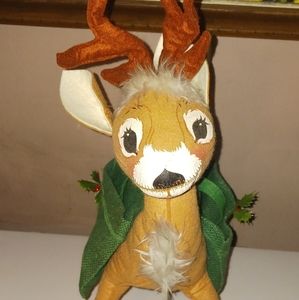 Vintage 1970 Annalee Christmas Xmas Reindeer Collectible Decoration